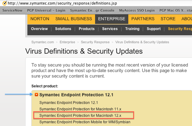 Symantec Endpoint Protection Patch Update
