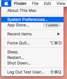 system preferences