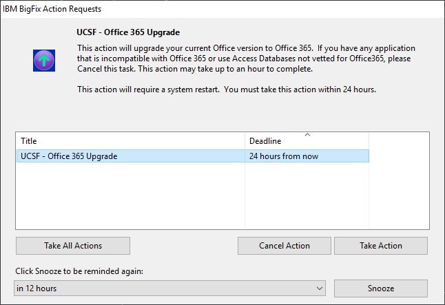 Office 365 Upgrade Offer for Managed Devices