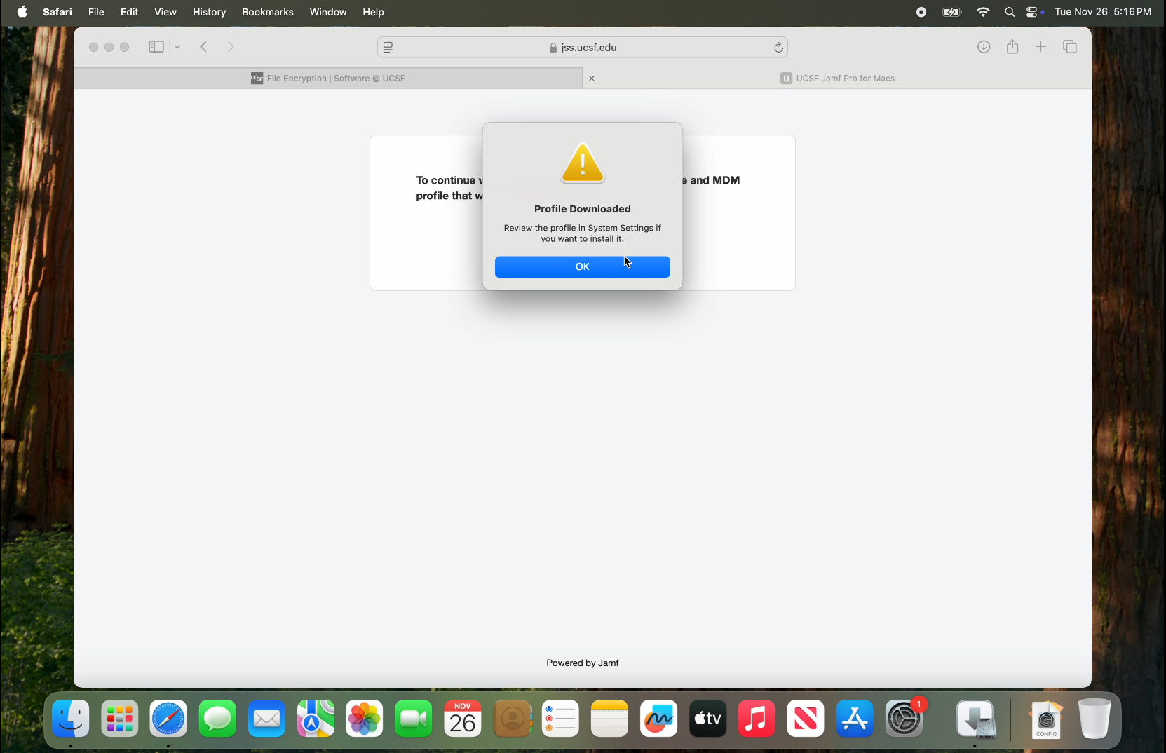 Download enrollmentProfile (Sequoia)