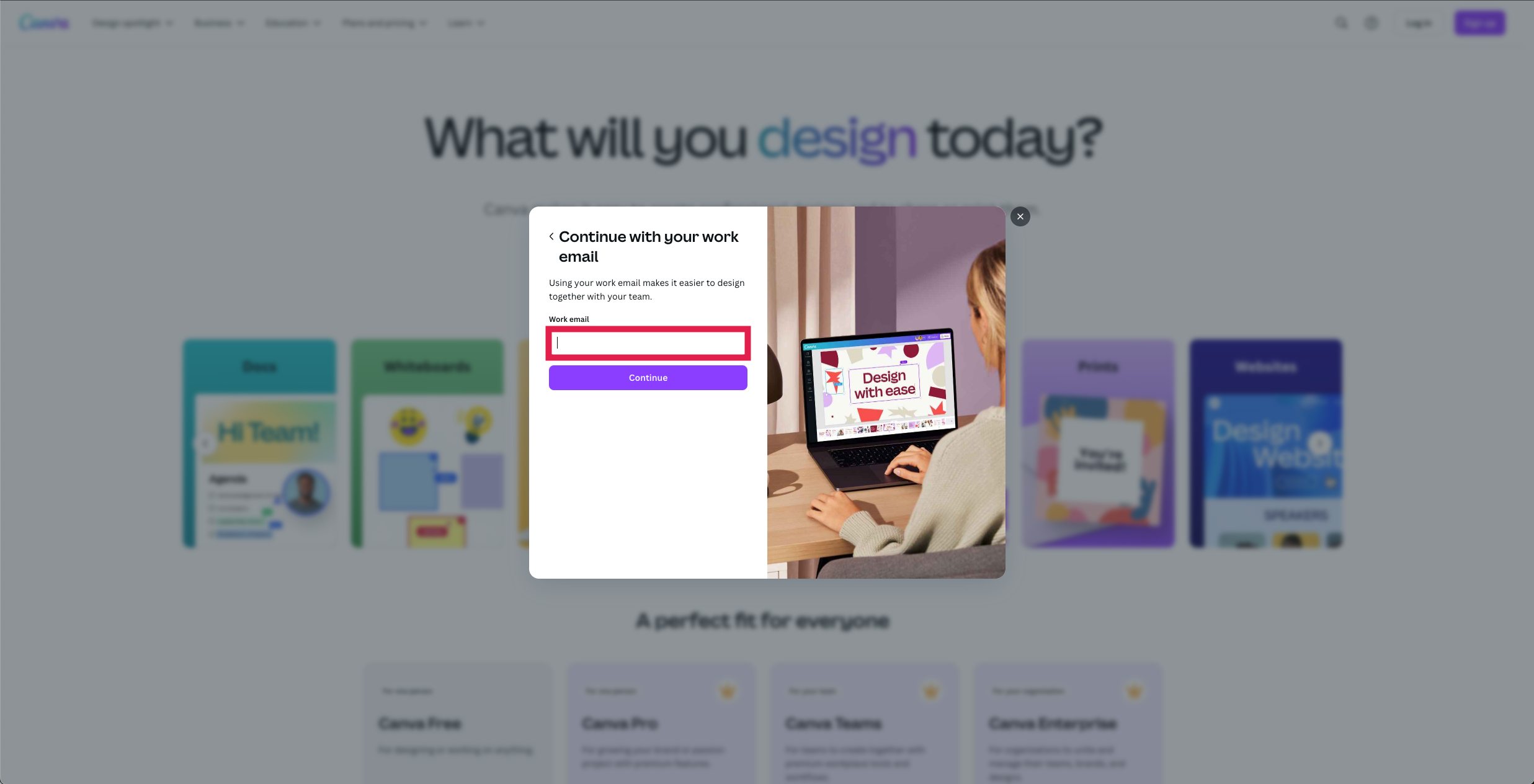 Enter your UCSF email address selected