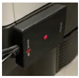 swipe your RFID-enabled badge on the card reader