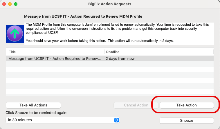 00 BigFix Message