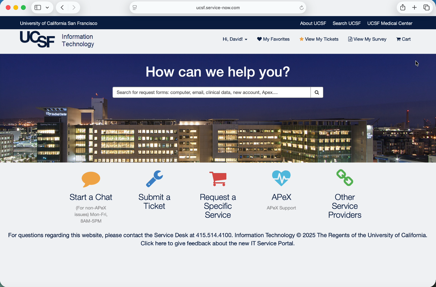Main Help Page that shows following computer registration