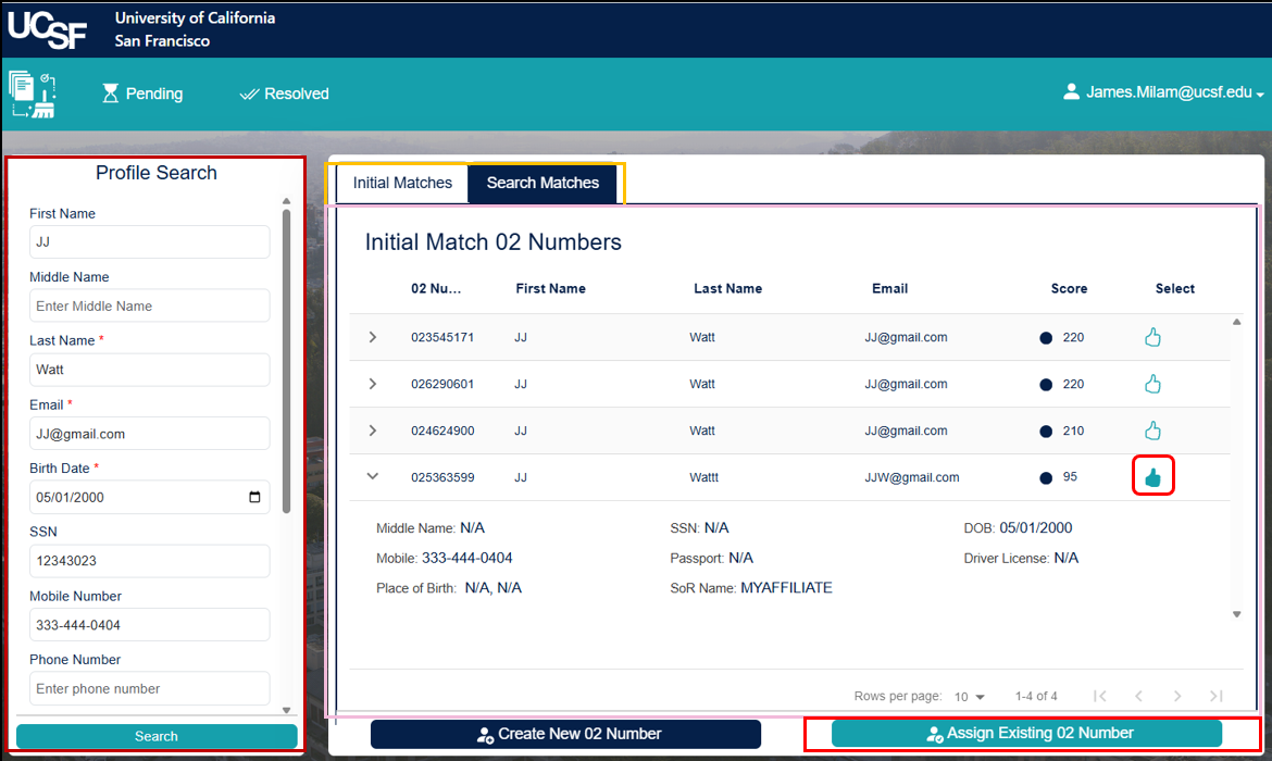 De-Duplication - Duplicate Record Found