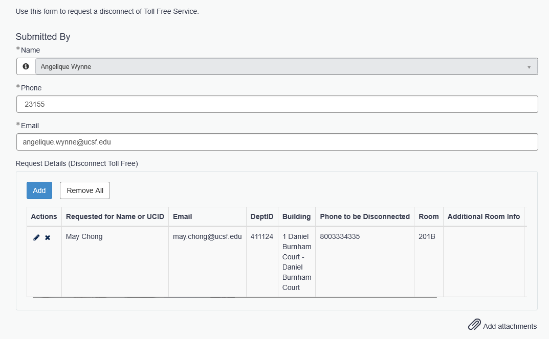 Phone Services - Add a line