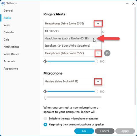 Step 3: Click the dropdown menu