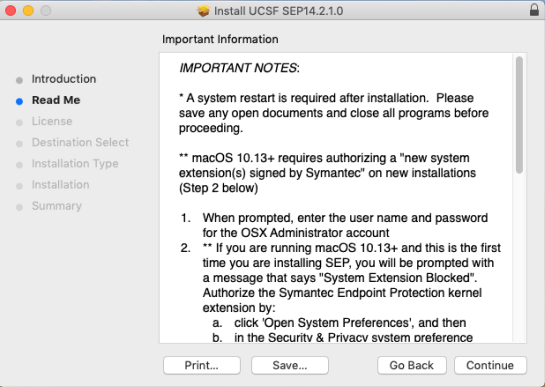 symantec endpoint protection mac file location