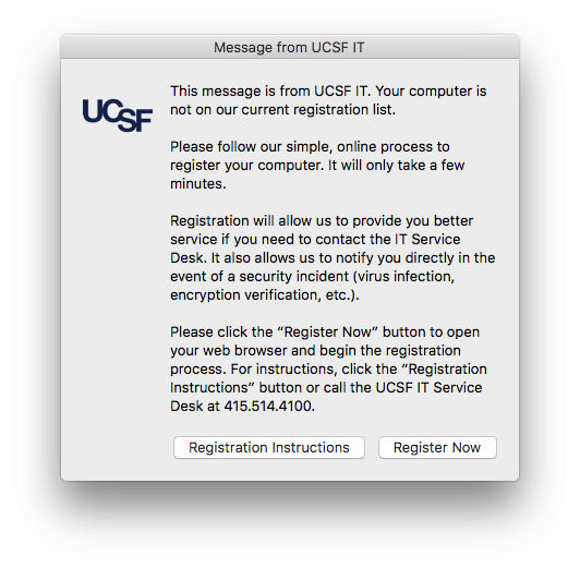 Registering Your Computer It Ucsf Edu