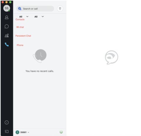 Cisco Jabber Interface (Current)