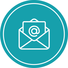 Email icon to indicate people can contact ITOM